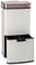 KLARSTEIN Royal Trash Sensor Rubbish Bin - 72 L Volume in 4 Bins, Residual Waste & Recycling Waste: 43 & 2 x 12.5 L, Organic Waste Bin with Lid: 4 L, Automatic Opening and Closing - Rose Gold
