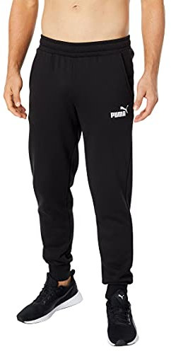 PUMA Herren Essentials Fleece Sweatpants (Available in Big & Tall) Trainingshose, Baumwolle, schwarz, geschlossenes Bein, Ah21, 3XL