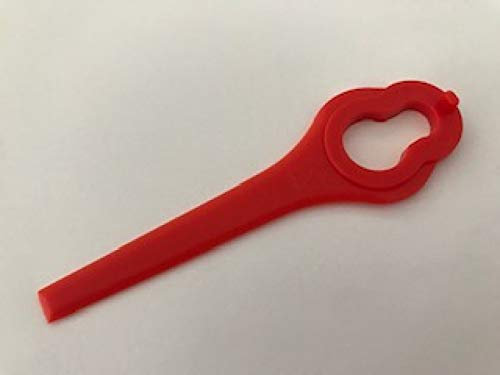 Alm Kunststoff-Trimmerklingen Aldi Ferrex FE220, Rot, 10 Stück