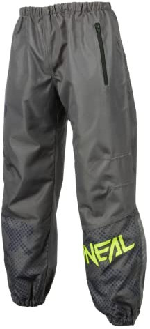 O'NEAL | Offroad-Regenhose | Motocross Enduro Downhill MTB | Soft-Touch-Material, Wasserdicht | Shore Rain V.22 Pants für Herren | Erwachsene | Grau Neon-Gelb | Größe M