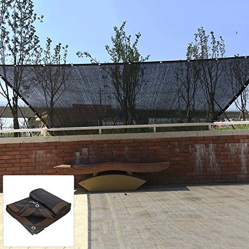 Schattiernetz,sonnenschutznetz,gewächshauspflanzenabdeckungen,anti-uv-schattenplane,schwarzer Sichtschutzzaun,winddicht,alterungsbeständig,54 Größen,5.5x6m/18x19.7ft