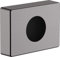 hansgrohe AddStoris - Hygienebeutelspender, Hygienebeutelbox für Wandmontage, verdeckte Befestigung, Badezimmer Zubehör, Brushed Black Chrome, 41773340
