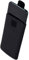 Favory Tasche Etui kompatibel mit ULEWAY Seniorenhandy M2302 Hülle aus echtes Leder Schutzhülle (Lasche mit Rückzugfunktion) in schwarz
