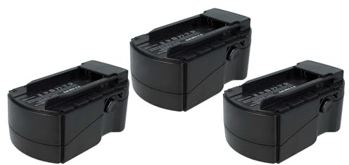 vhbw 3X Batteries Remplacement pour Hilti B24 pour Outil électrique (2500 mAh, NiMH, 24 V)