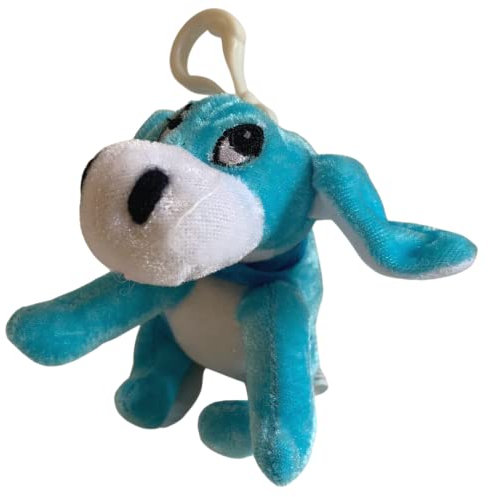 NARAMAKI® Napoli Plüsch Esel Tremolino Weiß und Hellblau 12 cm Gadget Fußball Tifosi Neapel Meisterschaft (Plüsch Asino TREMOLINO)