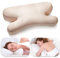 Clieey Seitenschläfer Rückenschläfer Bauchschläfer Kissen Anti-Falten-Aging-Kissen Gel-Schaumstoff mit zerkleinertem Memory-Foam zum Schlafen 【Regulärer weißer Stil+Beiger Nude Seidenkissenbezug】