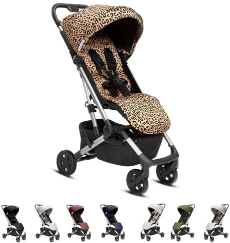 Colugo Kompakter Kinderwagen – einhändig zusammenklappbarer leichter Kinderwagen, Reisebuggy, Kleinkind-Buggy, Flugzeug-Kinderwagen, faltbarer Kinderwagen mit Regenschutz, Rucksack und Getränkehalter