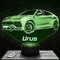 Nachttischlampe Auto Lambo Urus deko Supercar Tuning. Geschenkidee Mann objekt Auto Lambo Urus Nachtlicht Erwachsene deko Zimmer. Weihnachten TOP