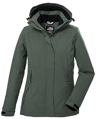 Killtec Damen Kow 37 Wmn Jckt Funktionsjacke/Outdoorjacke mit abzippbarer Kapuze (1er Pack)