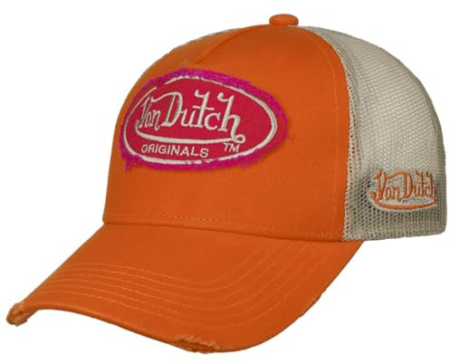 Von Dutch Kalmar Trucker Cap Basecap Baseballcap Truckercap Meshcap (One Size - orange)