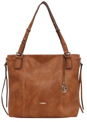 L.CREDI Jana Shopper Cognac
