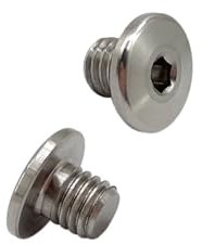 RISON-Titanium 2pcs Tornillos de Titanio para Palanca de Freno de Bicicleta M5, Pernos de Tapa de Cilindro de Aceite, Tornillo de Manetas de Freno de Mano Ciclismo para Shimano XT