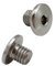 RISON-Titanium 2pcs Tornillos de Titanio para Palanca de Freno de Bicicleta M5, Pernos de Tapa de Cilindro de Aceite, Tornillo de Manetas de Freno de Mano Ciclismo para Shimano XT