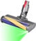 A aBlumen Spazzola per Dyson V7 V8 V10 V11 V15, Rullo Morbido con LED Verde, Ideale per Parquet e Piastrelle