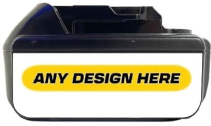 Custom Battery Sticker made for Makita 18V 4ah BL1840B Lithium-Ion Battery - Personalized Decal made for the Makita 18v 4Ah Power Tool Battery