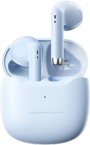 Wireless Earbuds For Honor 90 400 200 50 70/Pro Lite Smart/X7c X6b X8a X7a X6a X7b X6 X7 X8 Magic6, (BT030) Bluetooth 5.3 Earbuds Microphone Charging Case, Pop-ups Auto Pairing Headset (BLUE)