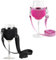 TRLREQ Pack of 2 wine glass holders for hanging, cup for hanging wine glass, glass holder
