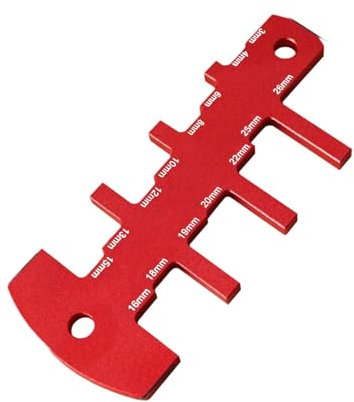 KiBcsLic Tiefenmesser Messgerät für Die Holzbearbeitung, Bohrmaschine, Zimmerei