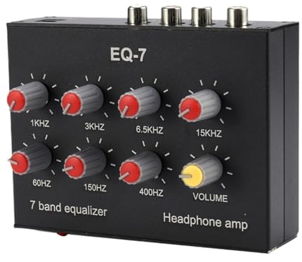 EQ-7 Car Audio Headset Verstärker 7-Band EQ Equalizer 2 Kanal Digital Sound Equalizer