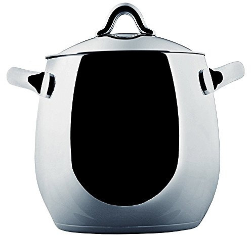 Alessi Mami pentola con coperchio in acciaio 18/10