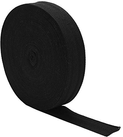 Baum Bindegürtel Wickelband Baumwolle Robust Breathable Bandage Pfropfen Bonsai Obstbäume Topf Landschaft Gartenwerkzeug(4cm-Schwarz)