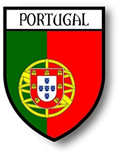 Akachafactory Autocollant Sticker Voiture Moto Blason Ville Drapeau Portugal Portugais