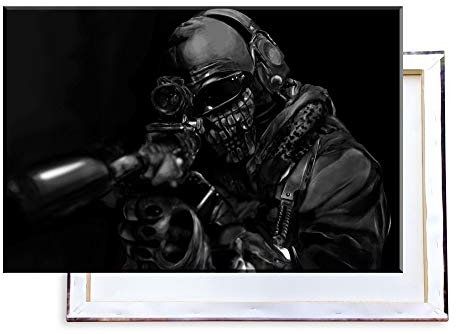 Unified Distribution Call of Duty - 120x80 cm Kunstdruck auf Leinwand • erstklassige Druckqualität • Dekoration • Wandbild