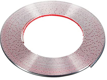 Universell Zierleiste für Autos, 5 mm x 5 m, selbstklebend, Chrom, für Auto, Van, LKW, Pickup, Boot