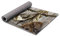 HomeLife PVC Küchenläufer waschbar & rutschfest | 52 × 180 cm | PVC Teppich Läufer für Küche, Flur & Bad | Polyester Teppich für Eingangsbereich Innen & Außenbereich | DesignRustikaler Charme