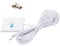 Vecys 4G/3G LTE Antenne TS9 Steckeradapter 10 dBi Patchantenne WLAN Antennenverstärker 3 m 9.8 Fuß Kabel Kompatibel Mit 4G/3G/2G Mobilrouter Huawei ZTE Wireless Bluetooth