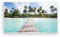 WANDURLAUB - Landschafts Bilder auf Acryl - XXL Bild - 50x38 cm Acrylglas - hochwertiger weißer Aluminum Rahmen inkl. Wandhalterung - Ultra HD Druck - Made in Germany - Steg Thailand 4