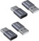 ANDAPA Adaptador USB c a USB(4 Unidades), Convertidor USB a Tipo c,Compatible con computadoras portátiles, Cargadores y más Dispositivos con Puertos USB estándar