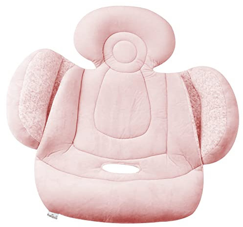 Réducteur Universel de Poussette Réducteur Bébé en Elasthanne Nacelle Nouveau Né Siège Auto Respirant Protection Sécurité Coussine de Siège Double Face Aux Enfants de 0 à 18 Mois