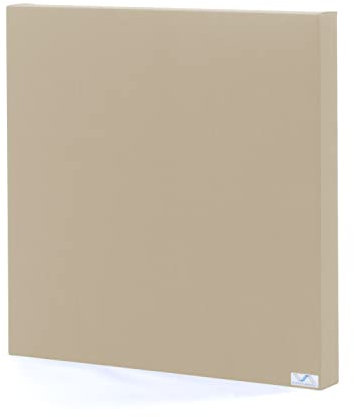 Bluetone Acoustics Wall Panel Pro - Professionel Schallabsorber - Akustikpaneele für die Raumakustik - Akustikplatten und absorber - Acoustic Panel - Akustikelemente (50x50x5cm, Beige)