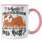 Trendation - Abi Tasse Geschenk Schule Abgeschlossen Kann Ich Jetzt Wieder Ins Bett Faultier Abitur Abschluss Geschenk (Rosa)