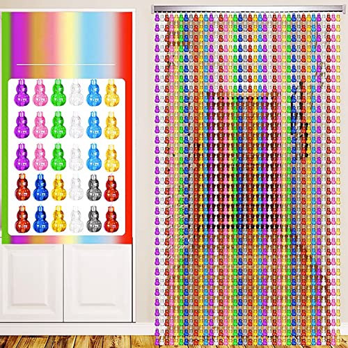 Kristallperlen-Vorhang, Belüftet und Atmungsaktiv Fadenvorhang Türvorhang Perlen, Perlenvorhang Balkontür für Schlafzimmer Wohnzimmer Türen Fenster (P 80×180cm)