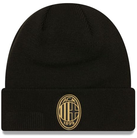 New Era Wintermütze Cuff Beanie - AC Mailand schwarz