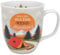 GRUSS & CO Tasse mit Motiv Berge | Kaffeetasse, Tasse mit Spruch, 40 cl, Porzellan | Geschenk, Geburtstag, Fernweh, Reise | 48414