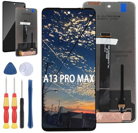 Yuxyiony Nuovo Schermo di Ricambio Per UMIDIGI A13 Pro Max 5G Display LCD Riparazione Dello Schermo e Strumento di Ricambio Accessori