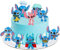 Stit-ch Tortendeko, 10 Stück Stit-ch Figuren, Geburtstag Kuchen Deko, Lilo und Stit-ch Figur, Stit-ch Geburtstagsdeko Cupcake Topper für Kinder