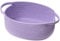 UBBCARE Kleiner gewebter Korb für Geschenke, Baumwollseil Aufbewahrungskorb für Regal, Geschenkkörbe leer mit Griff, Hundespielzeugkorb zum Organisieren, lila Babykorb für Kinderzimmer (30,5 x 20,3 x