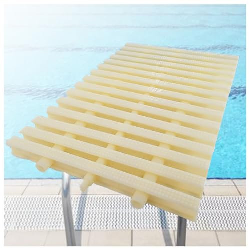 BZJPRFC Poolgitter Überlauf Ablaufgitter Duschablaufgitter for Terrassenzaun, Ablaufgitterabdeckung for Aufstellpool Und Gehwegbalkondusche(18x100CM/20pcs)