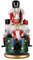 Casse Noisette Noel - Casse-Noisette Boîte À Musique en Bois - Figurine Casse-Noisette en Bois De Noël - Casse Noisette Noel en Bois pour Maison Table Decoration De Noël