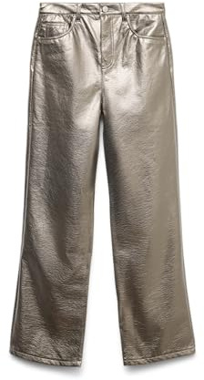 VERO MODA Damen Vmtessa Hr Wide Colored Vinyl Pants Noos Vmtessa Hr Wide Colored Vinyl Pants Noos
