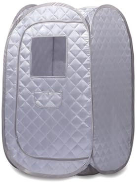 Heimsauna, Größeres Saunazelt for tragbare Badekabinen, ohne mobiles Saunazelt mit Dampfnerator,Sauna bequemer genießen(Grey)