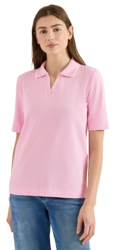 Cecil Kurzarm Poloshirt aus Piqué Ware Light Blush Rose M