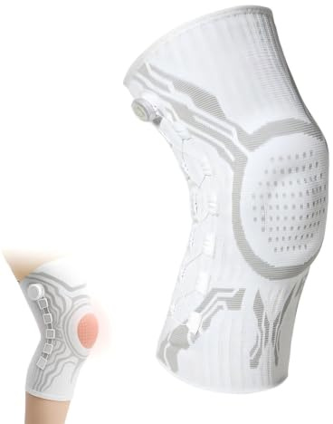 Lumelia Orthotel Kniebandage, Knieorthese Mit Patellaschutz, Stabilisierungsgurt und Vier-Wege-Kompression Bietet Optimale Unterstützung und Komfort (Rechter Fuß, XL)