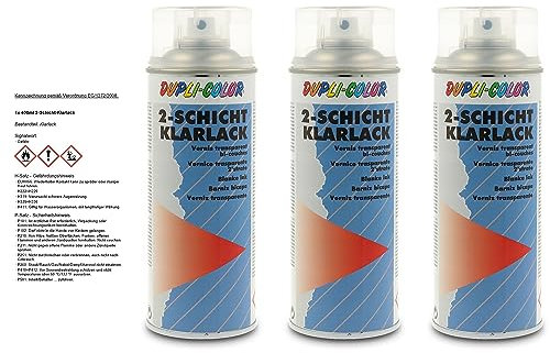 DUPLI COLOR 3x 400ml 2-Schicht-Klarlack