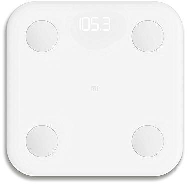 Xiaomi Mi LPN4013GL - Bascula de baño, electrodos de acero inoxidable, blanco