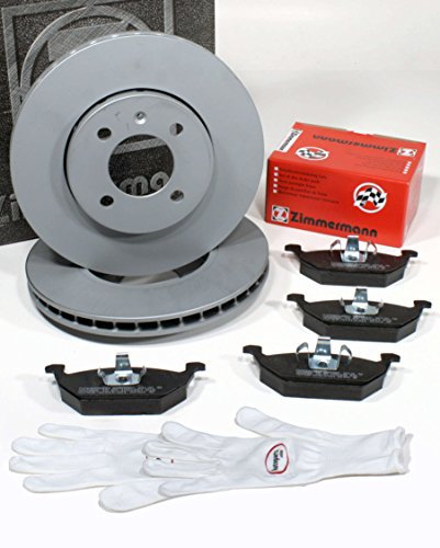 Autoparts-Online Set 60012320 Zimmermann Bremsscheiben Ø 256 mm PR-Nr. 1LA Coat Z/Bremsen + Bremsbeläge für vorne/die Vorderachse